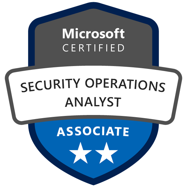 microsoft-certified-security-operations-analyst-associate badge